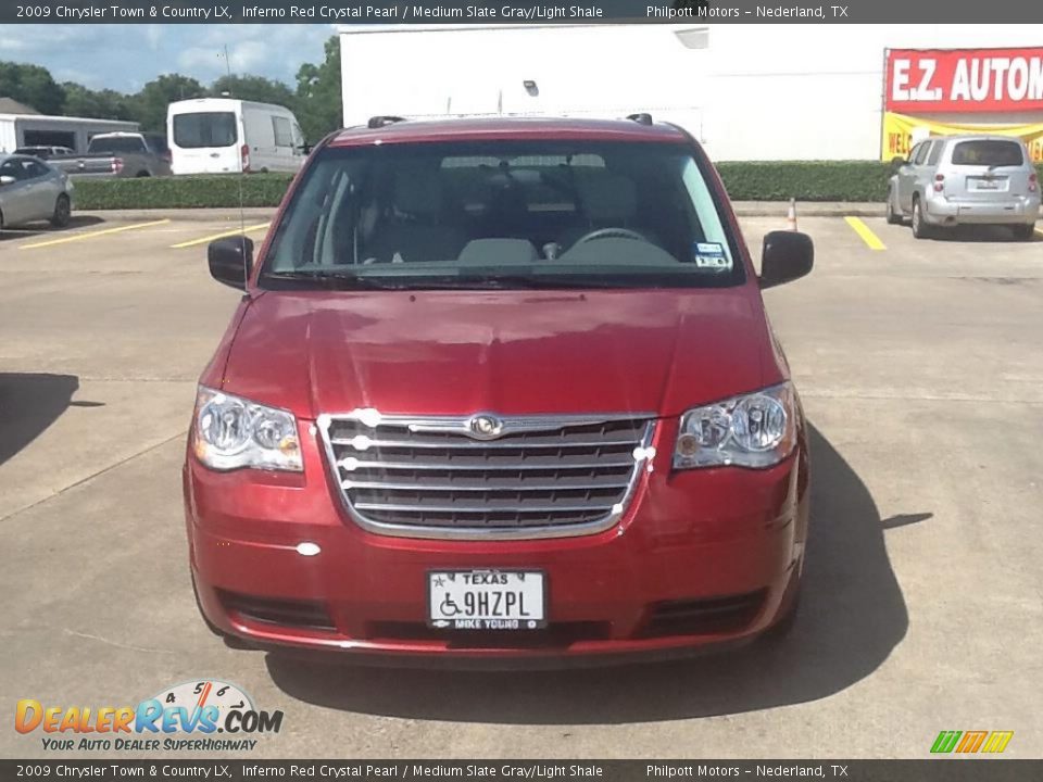 2009 Chrysler Town & Country LX Inferno Red Crystal Pearl / Medium Slate Gray/Light Shale Photo #1