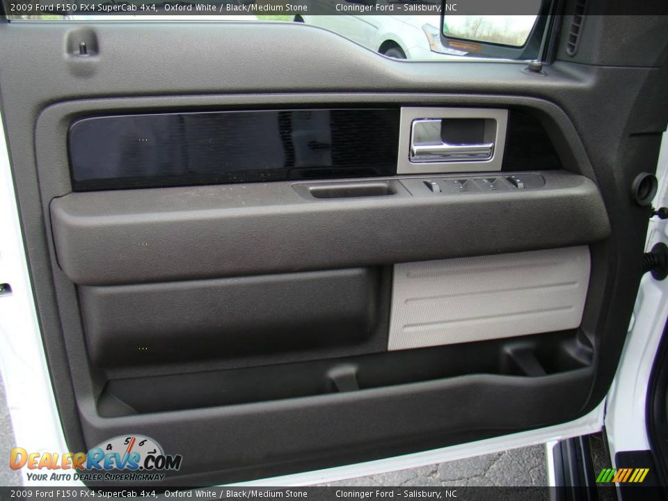 2009 Ford F150 FX4 SuperCab 4x4 Oxford White / Black/Medium Stone Photo #18