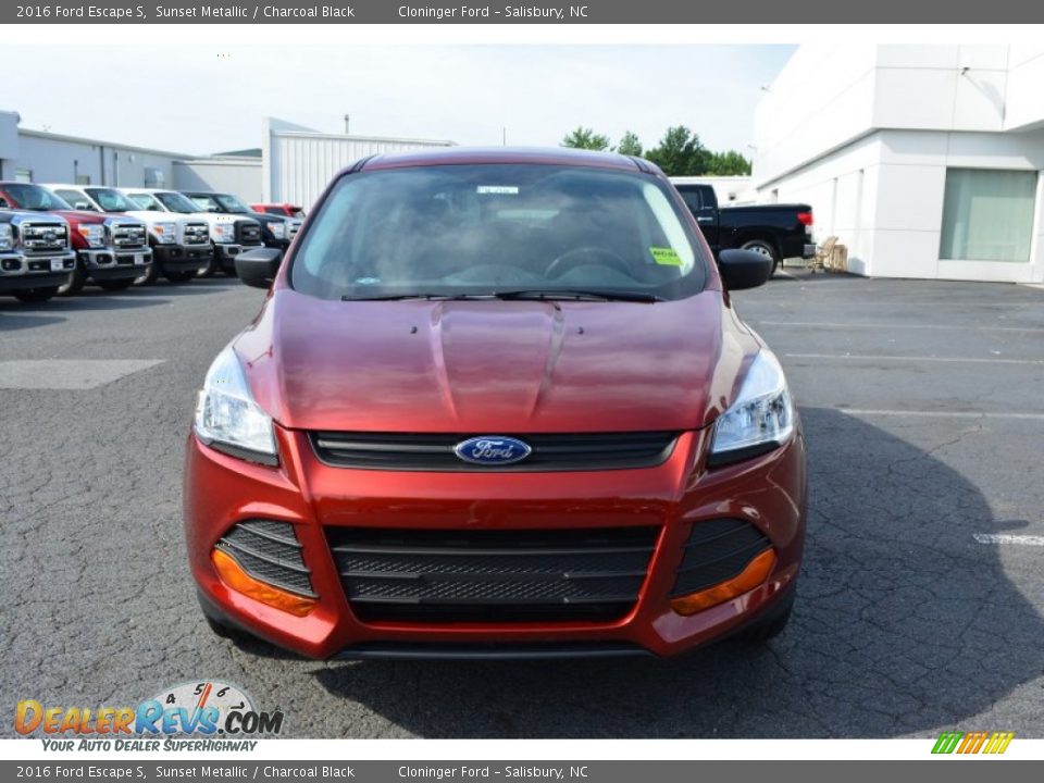 2016 Ford Escape S Sunset Metallic / Charcoal Black Photo #4