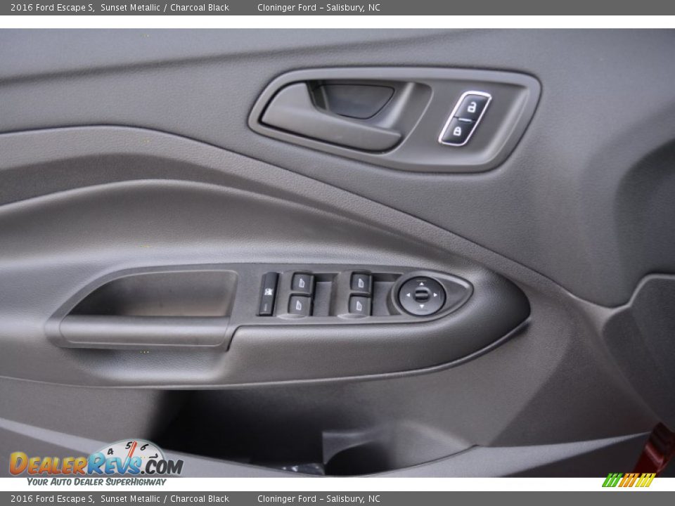 2016 Ford Escape S Sunset Metallic / Charcoal Black Photo #6