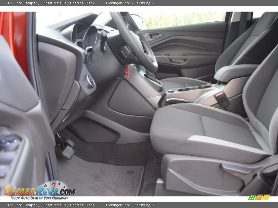 2016 Ford Escape S Sunset Metallic / Charcoal Black Photo #7