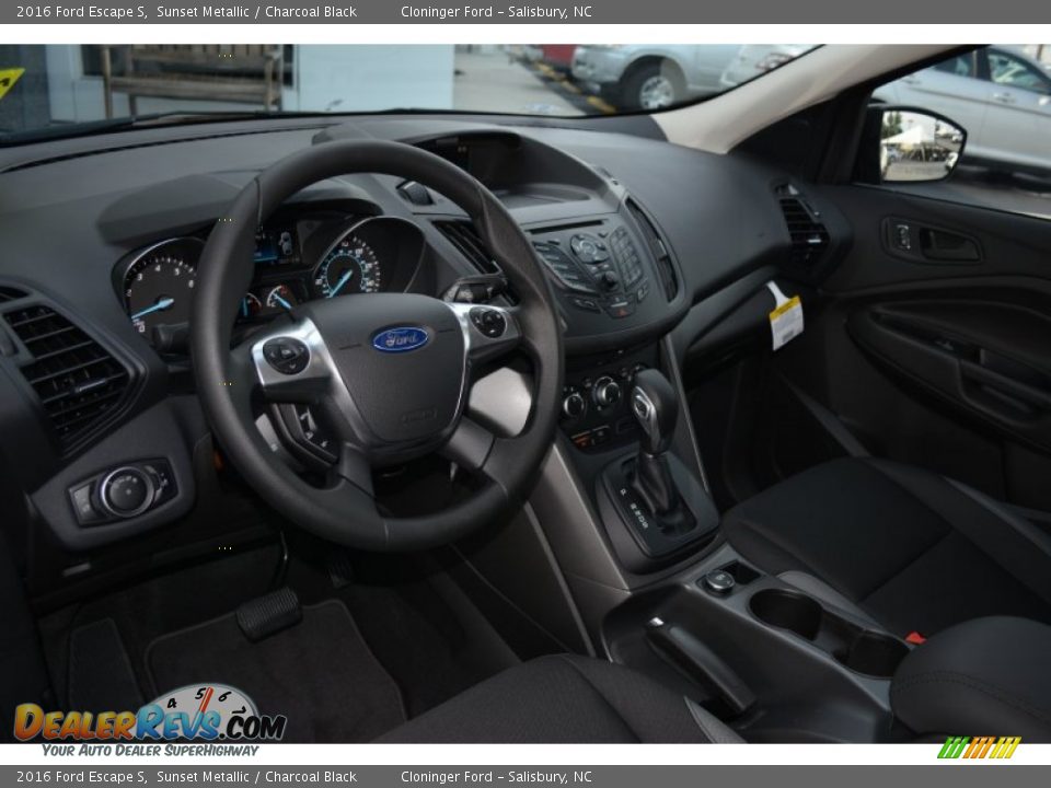 2016 Ford Escape S Sunset Metallic / Charcoal Black Photo #8