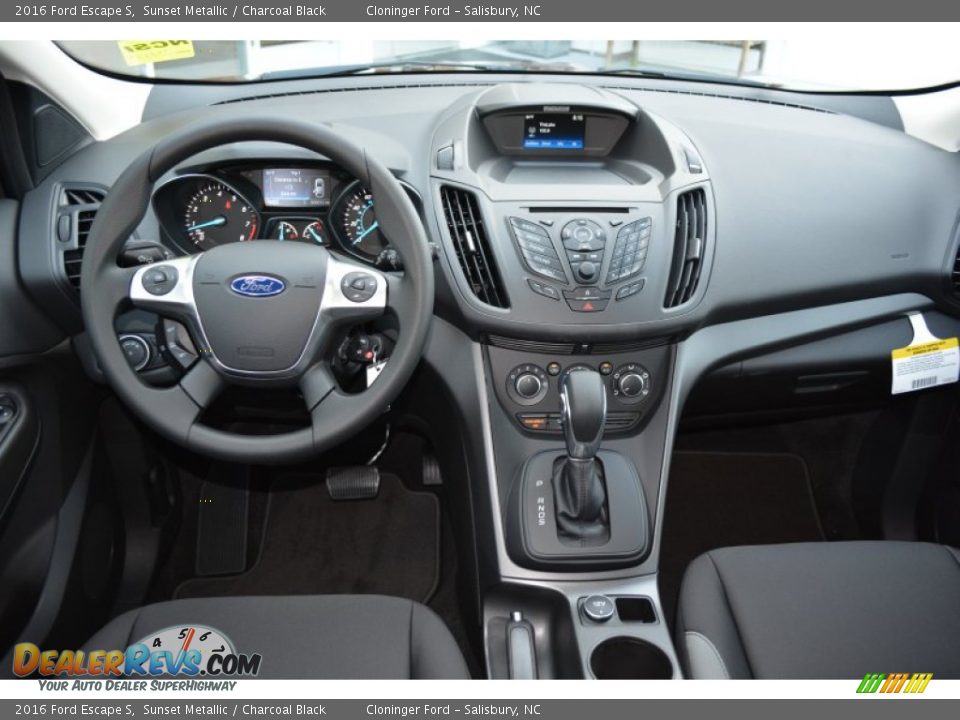 Dashboard of 2016 Ford Escape S Photo #9