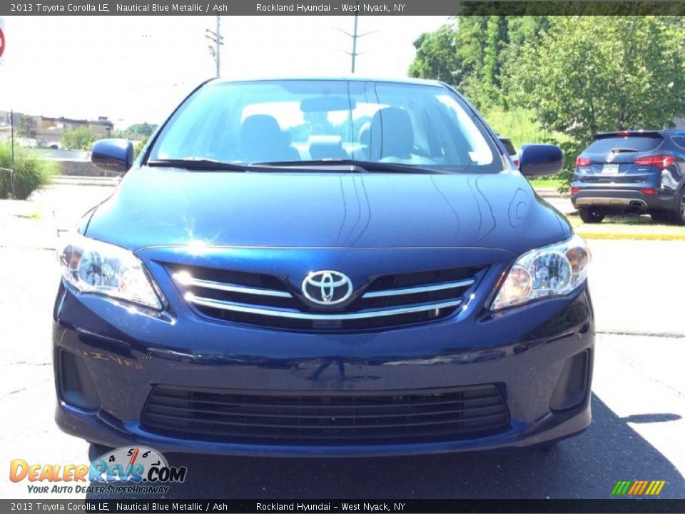 2013 Toyota Corolla LE Nautical Blue Metallic / Ash Photo #2