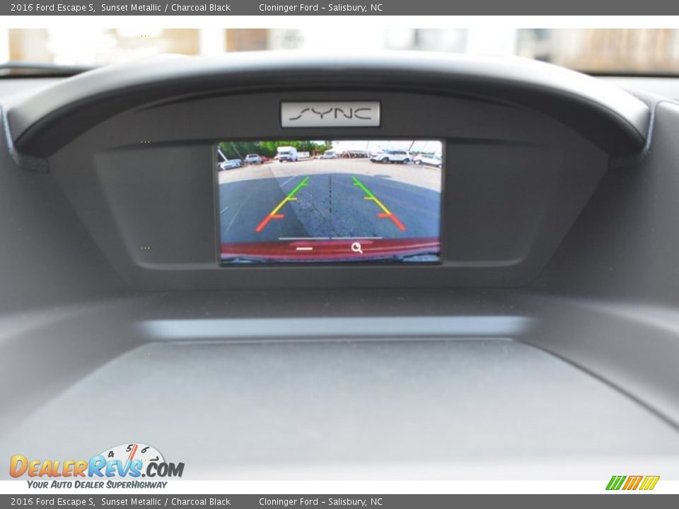 2016 Ford Escape S Sunset Metallic / Charcoal Black Photo #13