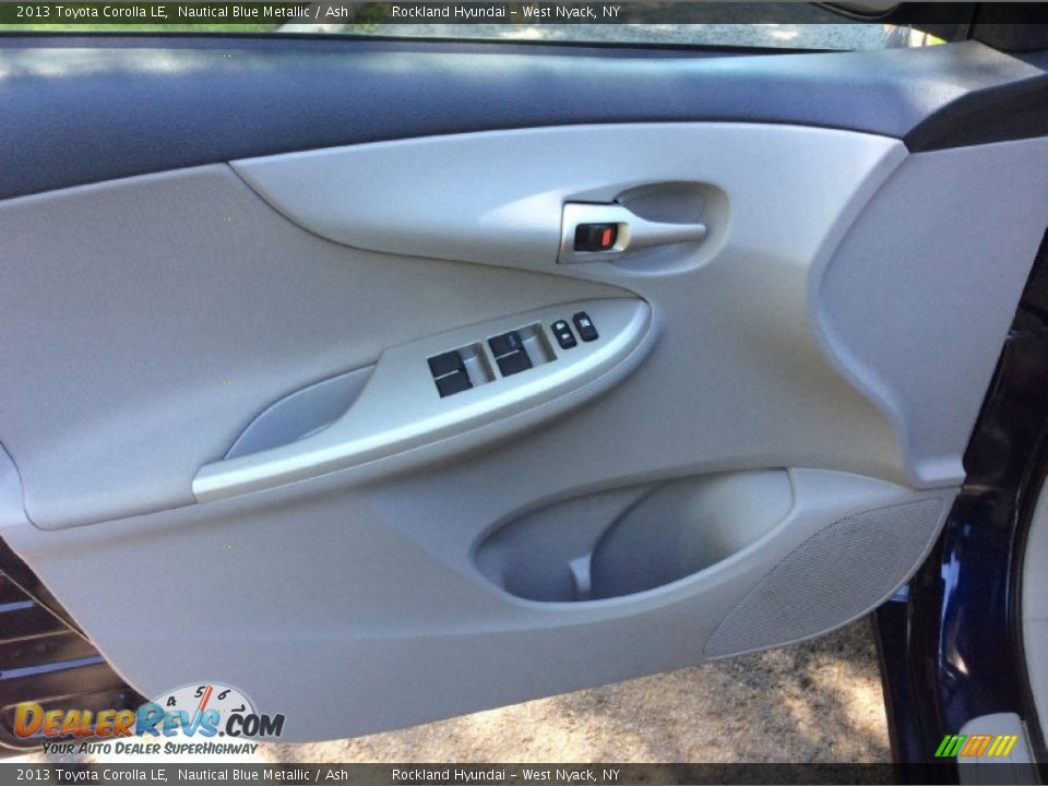 2013 Toyota Corolla LE Nautical Blue Metallic / Ash Photo #7