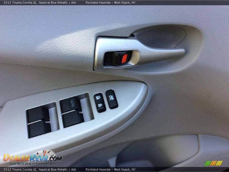 2013 Toyota Corolla LE Nautical Blue Metallic / Ash Photo #8
