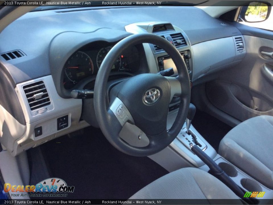 2013 Toyota Corolla LE Nautical Blue Metallic / Ash Photo #9