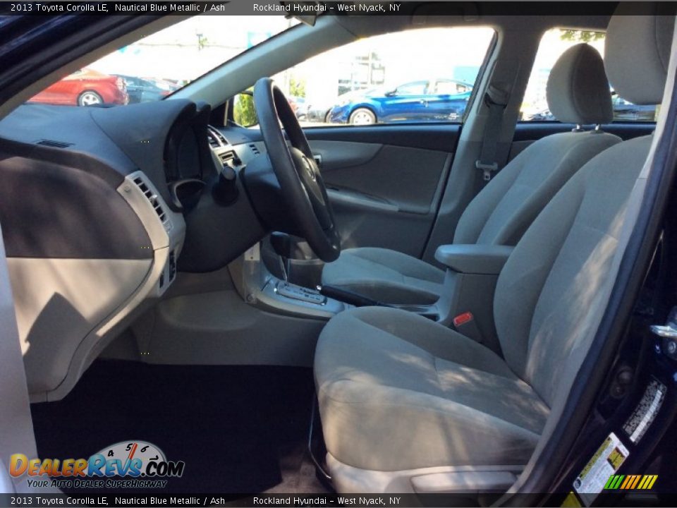 2013 Toyota Corolla LE Nautical Blue Metallic / Ash Photo #10
