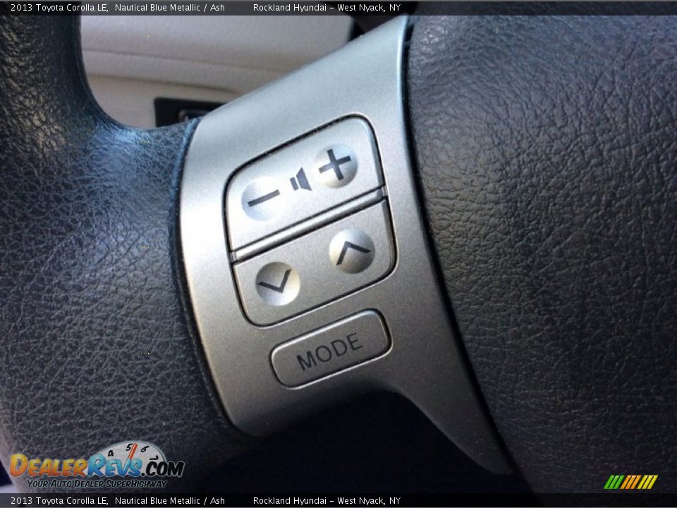 2013 Toyota Corolla LE Nautical Blue Metallic / Ash Photo #12
