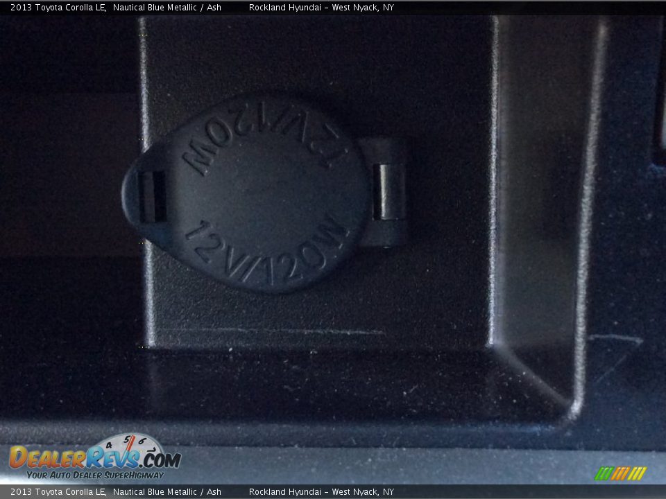 2013 Toyota Corolla LE Nautical Blue Metallic / Ash Photo #14