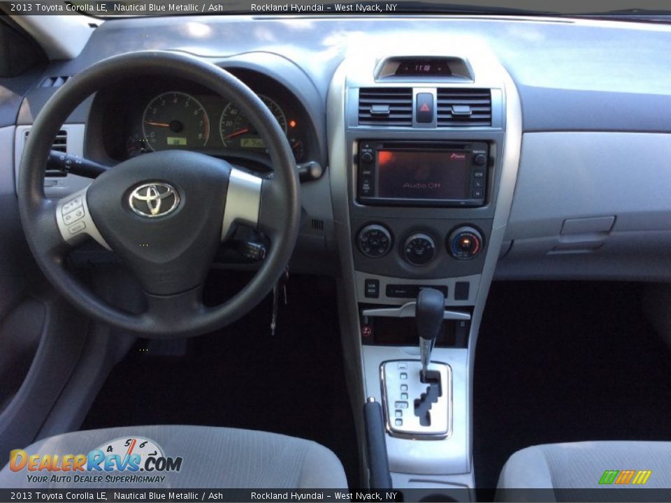 2013 Toyota Corolla LE Nautical Blue Metallic / Ash Photo #15