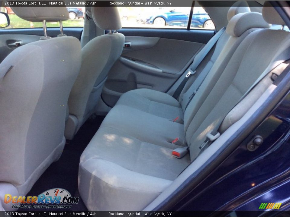 2013 Toyota Corolla LE Nautical Blue Metallic / Ash Photo #19