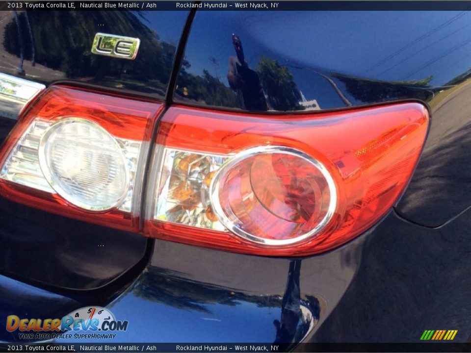 2013 Toyota Corolla LE Nautical Blue Metallic / Ash Photo #21