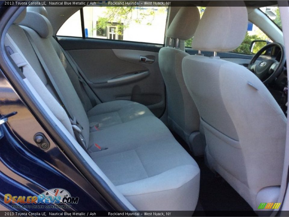 2013 Toyota Corolla LE Nautical Blue Metallic / Ash Photo #22