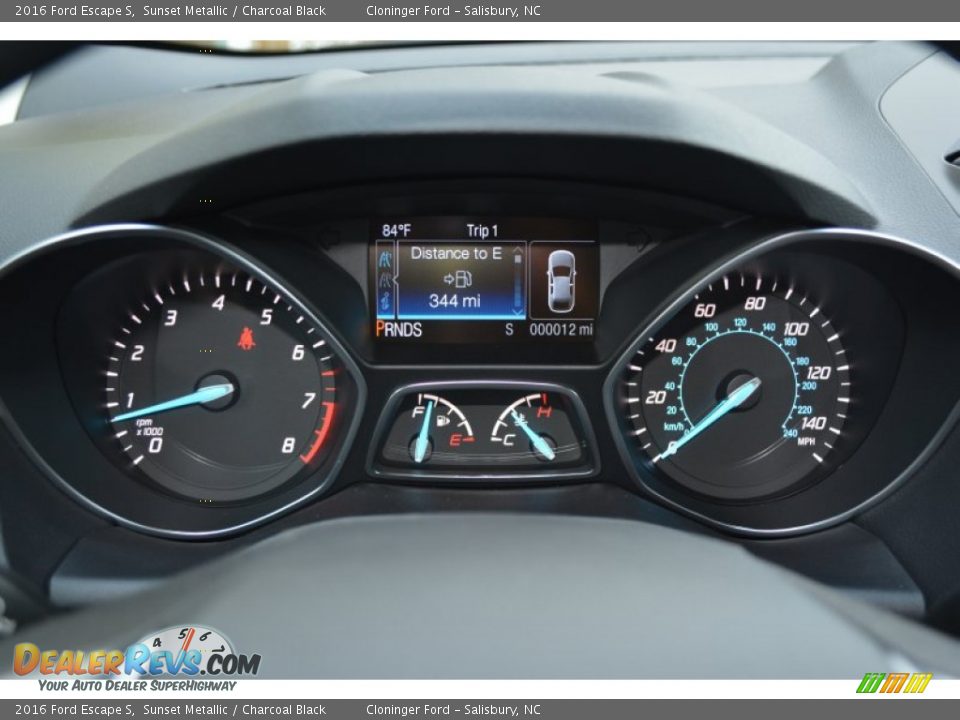 2016 Ford Escape S Gauges Photo #17