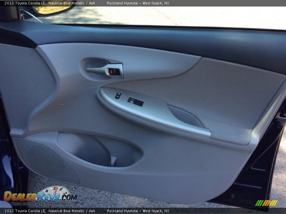 2013 Toyota Corolla LE Nautical Blue Metallic / Ash Photo #23