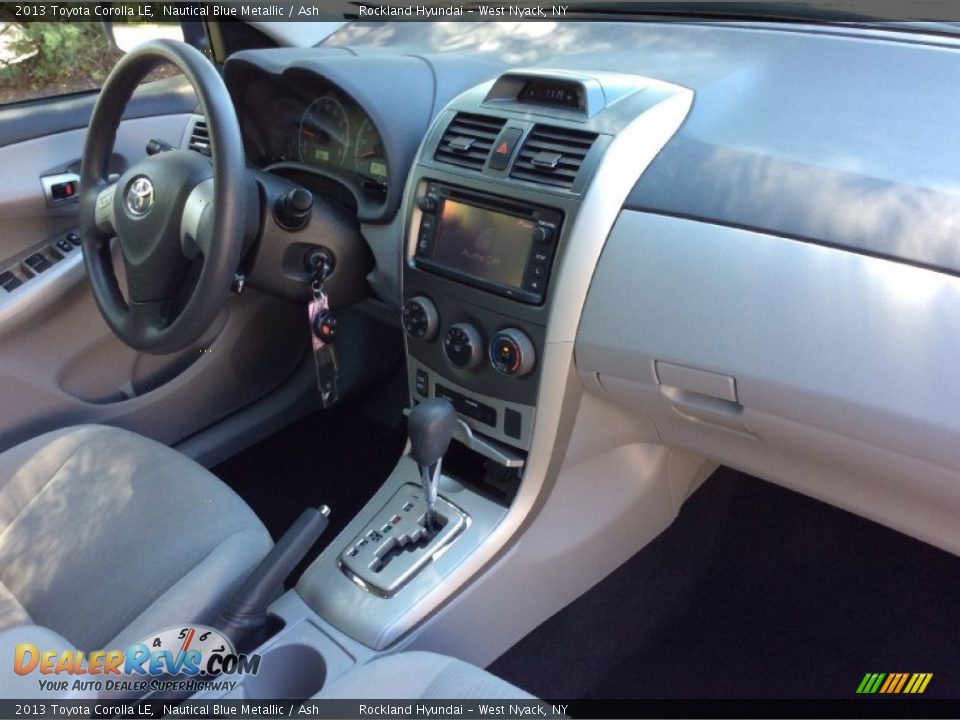 2013 Toyota Corolla LE Nautical Blue Metallic / Ash Photo #24