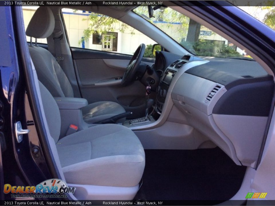 2013 Toyota Corolla LE Nautical Blue Metallic / Ash Photo #25