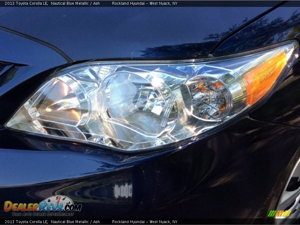 2013 Toyota Corolla LE Nautical Blue Metallic / Ash Photo #29