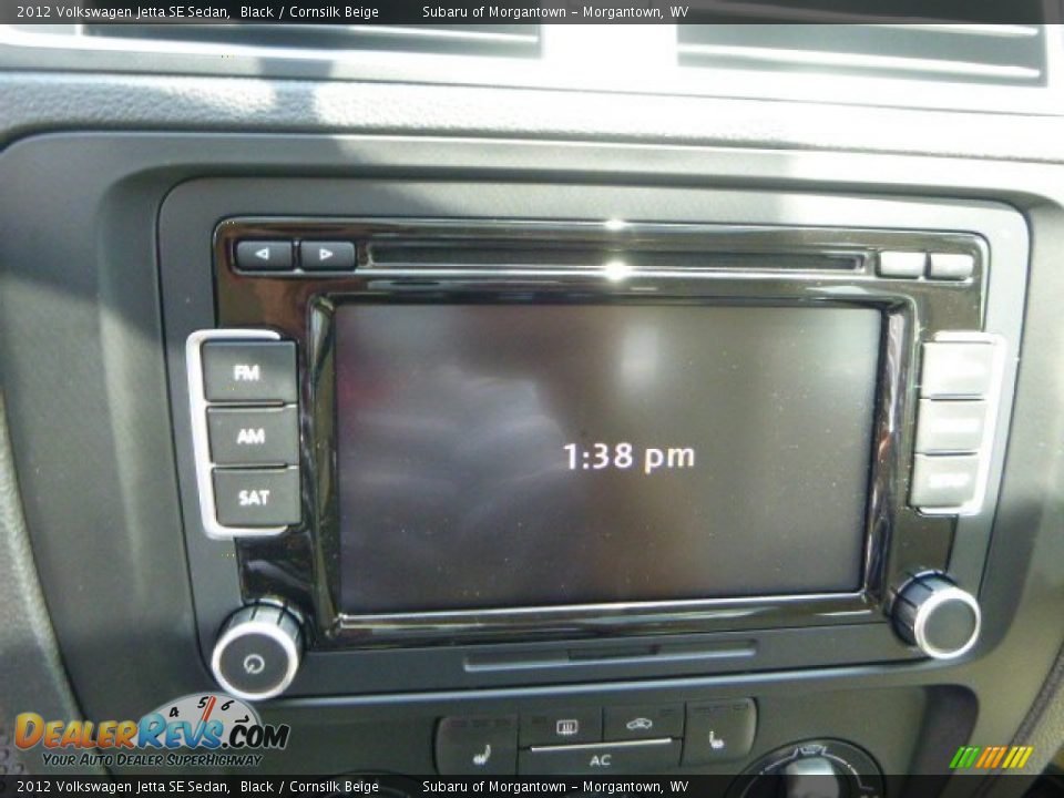 2012 Volkswagen Jetta SE Sedan Black / Cornsilk Beige Photo #18