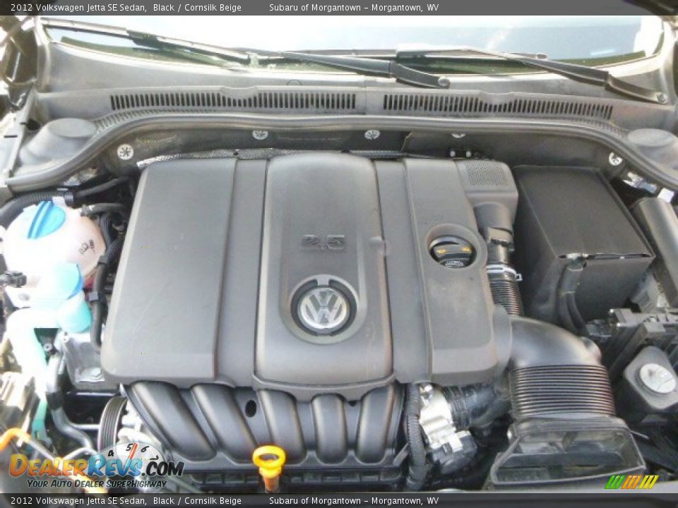 2012 Volkswagen Jetta SE Sedan Black / Cornsilk Beige Photo #20