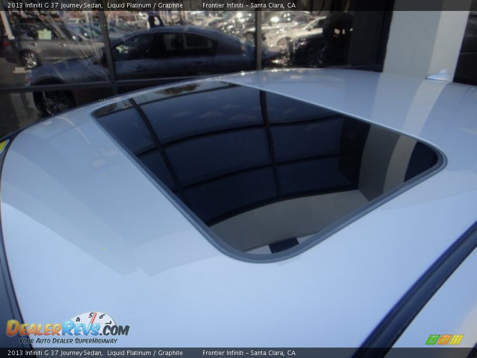 2013 Infiniti G 37 Journey Sedan Liquid Platinum / Graphite Photo #8