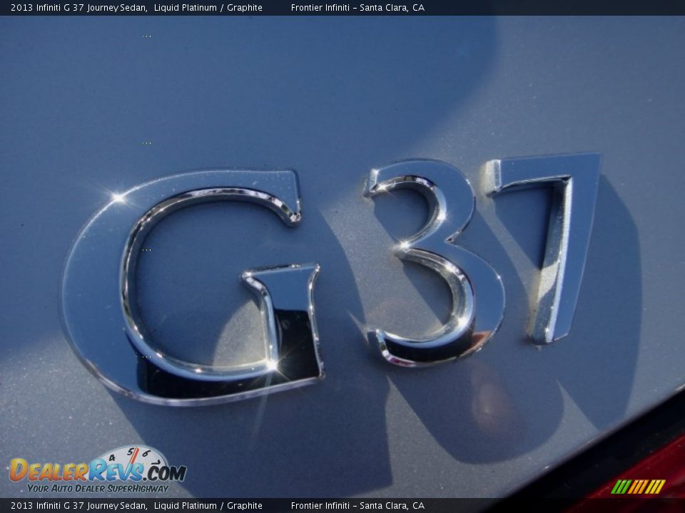 2013 Infiniti G 37 Journey Sedan Liquid Platinum / Graphite Photo #27