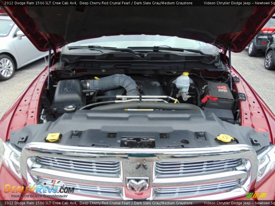 2012 Dodge Ram 1500 SLT Crew Cab 4x4 Deep Cherry Red Crystal Pearl / Dark Slate Gray/Medium Graystone Photo #10