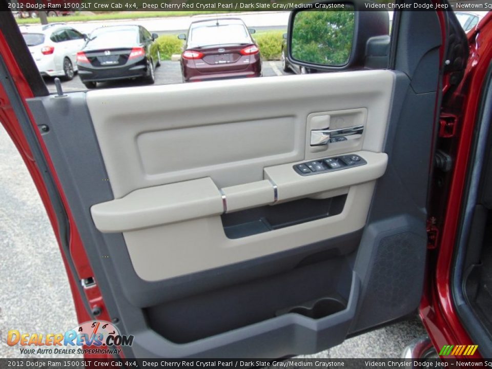 2012 Dodge Ram 1500 SLT Crew Cab 4x4 Deep Cherry Red Crystal Pearl / Dark Slate Gray/Medium Graystone Photo #13