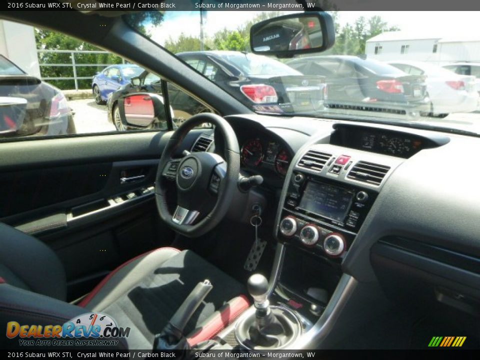 2016 Subaru WRX STI Crystal White Pearl / Carbon Black Photo #10