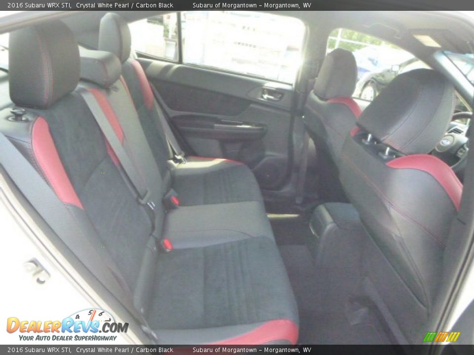 Rear Seat of 2016 Subaru WRX STI Photo #11