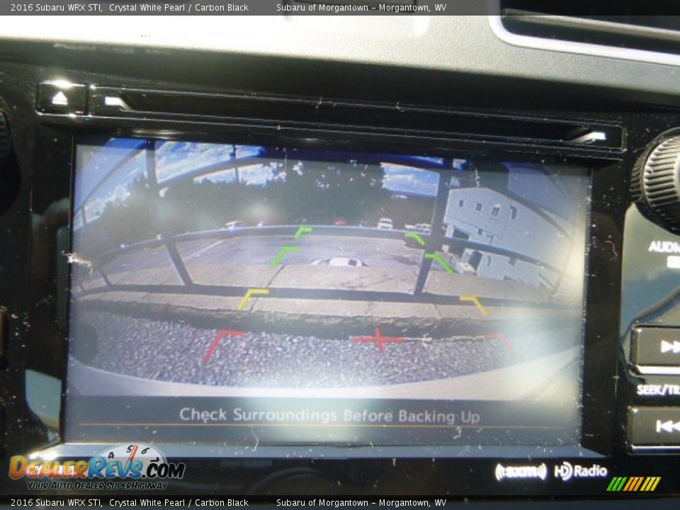 2016 Subaru WRX STI Crystal White Pearl / Carbon Black Photo #20