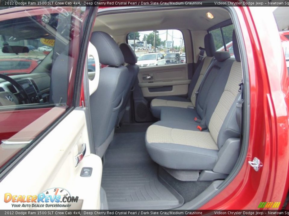 2012 Dodge Ram 1500 SLT Crew Cab 4x4 Deep Cherry Red Crystal Pearl / Dark Slate Gray/Medium Graystone Photo #20