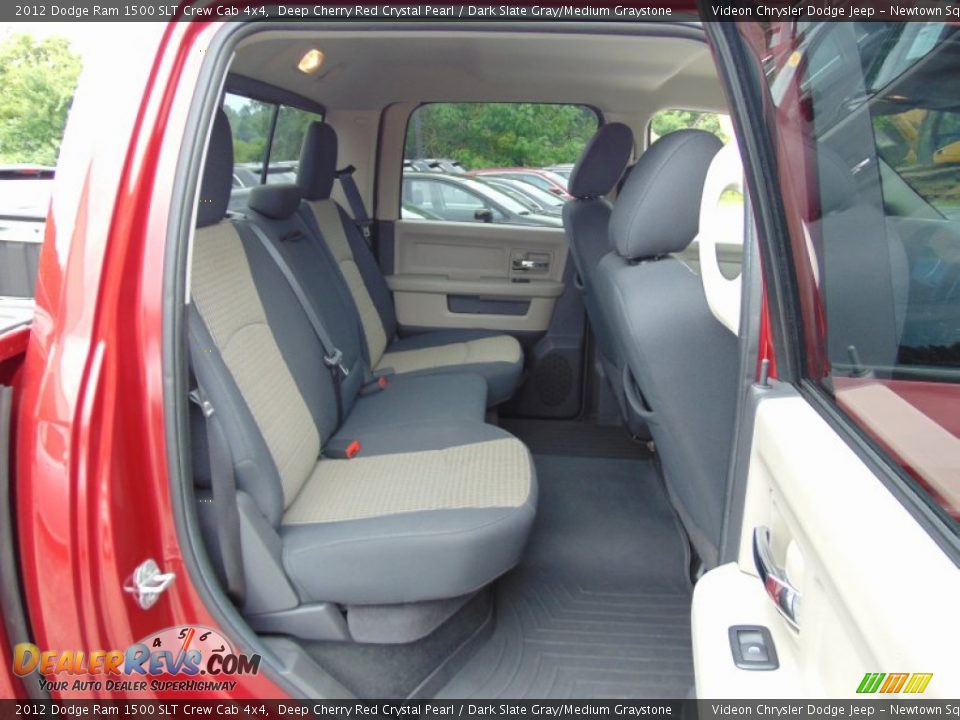 2012 Dodge Ram 1500 SLT Crew Cab 4x4 Deep Cherry Red Crystal Pearl / Dark Slate Gray/Medium Graystone Photo #21