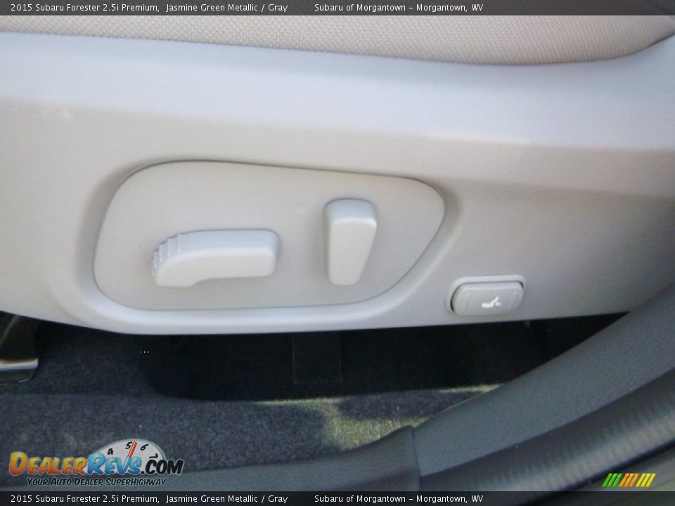 2015 Subaru Forester 2.5i Premium Jasmine Green Metallic / Gray Photo #14