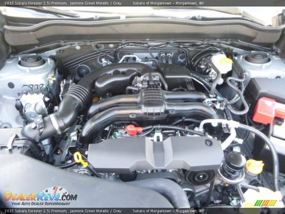 2015 Subaru Forester 2.5i Premium Jasmine Green Metallic / Gray Photo #16