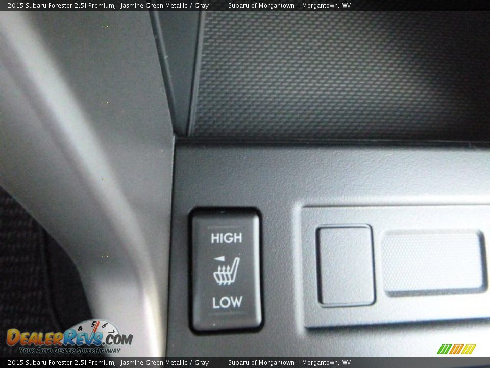 2015 Subaru Forester 2.5i Premium Jasmine Green Metallic / Gray Photo #17