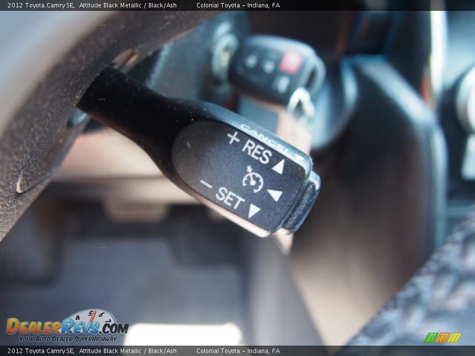 2012 Toyota Camry SE Attitude Black Metallic / Black/Ash Photo #19