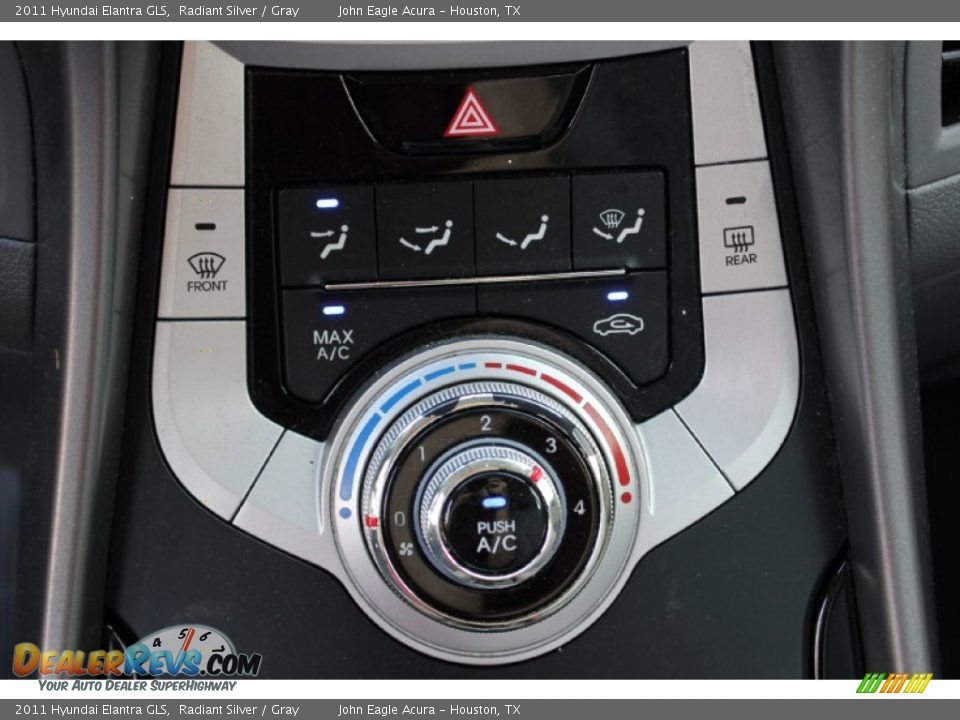2011 Hyundai Elantra GLS Radiant Silver / Gray Photo #29