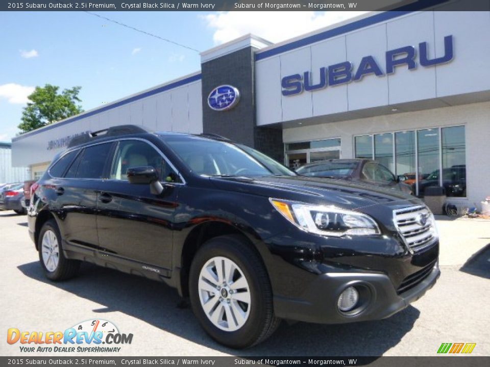 2015 Subaru Outback 2.5i Premium Crystal Black Silica / Warm Ivory Photo #1
