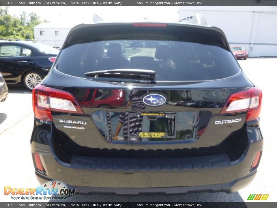 2015 Subaru Outback 2.5i Premium Crystal Black Silica / Warm Ivory Photo #5