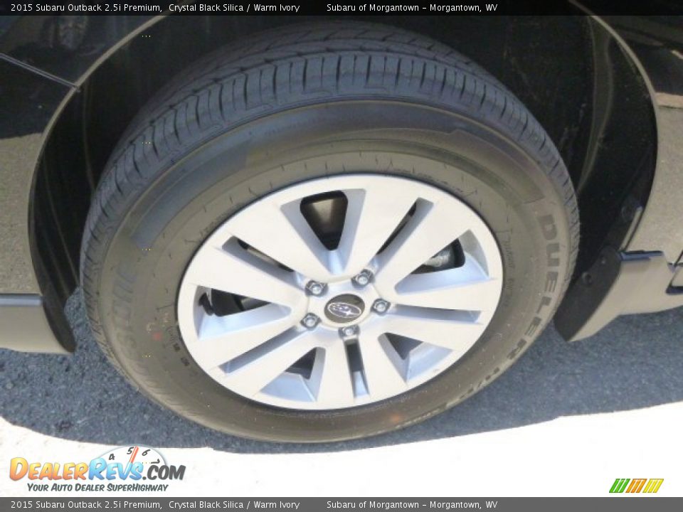 2015 Subaru Outback 2.5i Premium Crystal Black Silica / Warm Ivory Photo #7