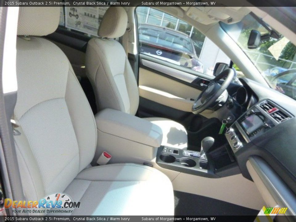 2015 Subaru Outback 2.5i Premium Crystal Black Silica / Warm Ivory Photo #10