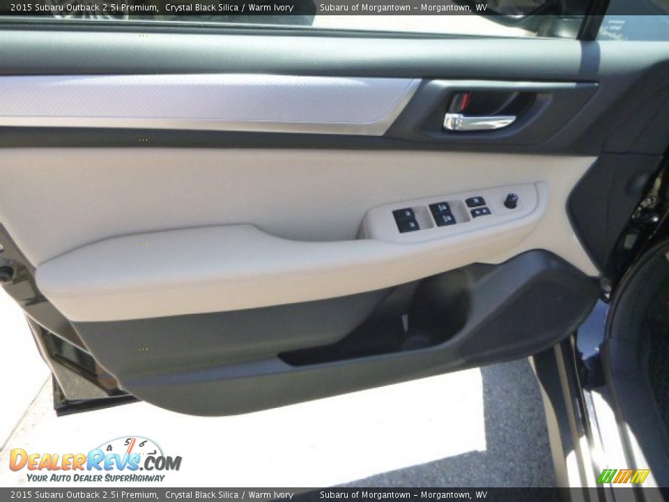 2015 Subaru Outback 2.5i Premium Crystal Black Silica / Warm Ivory Photo #13
