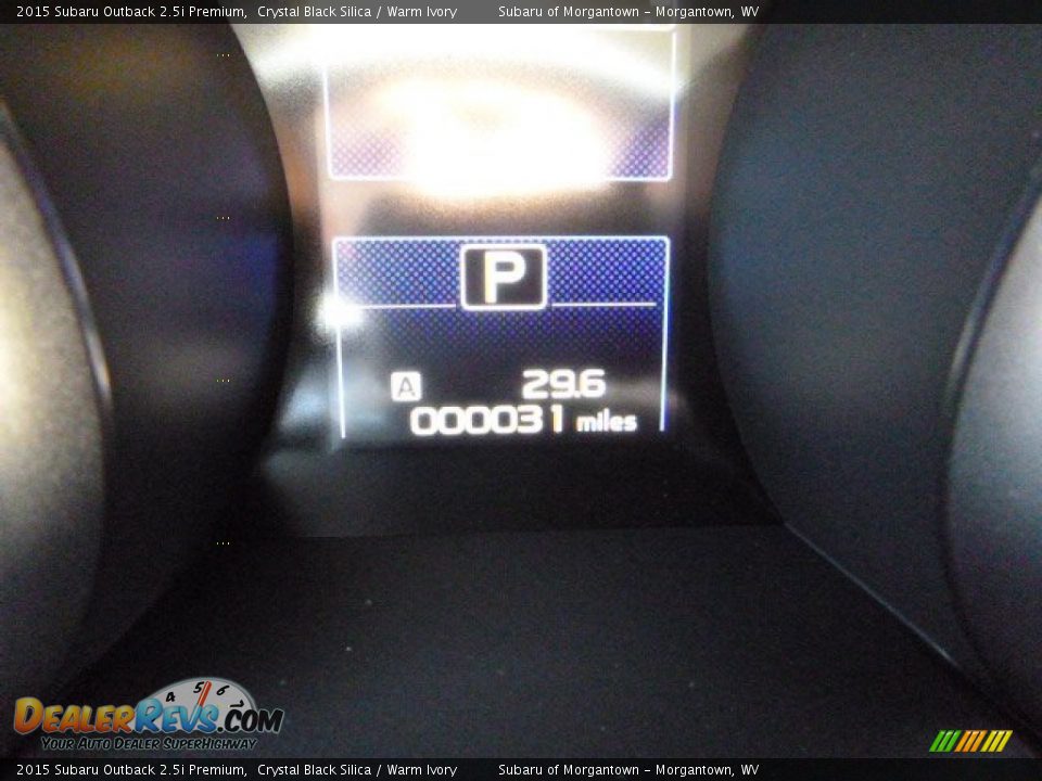 2015 Subaru Outback 2.5i Premium Crystal Black Silica / Warm Ivory Photo #20