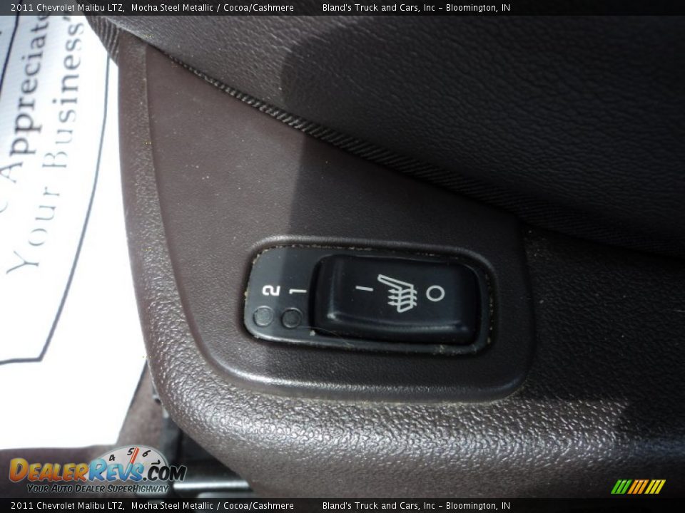 2011 Chevrolet Malibu LTZ Mocha Steel Metallic / Cocoa/Cashmere Photo #11