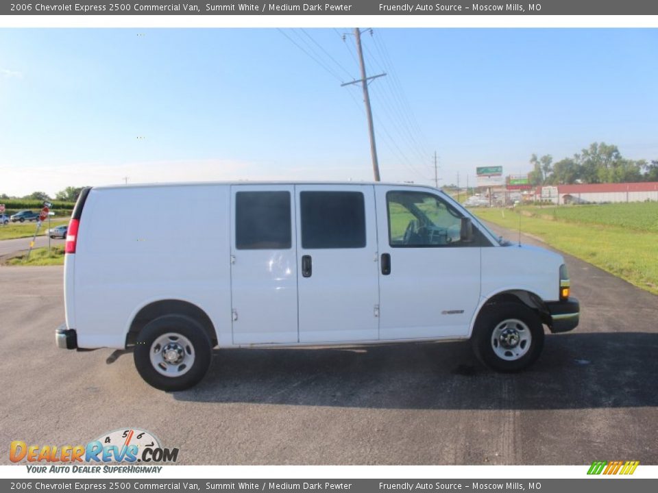 2006 Chevrolet Express 2500 Commercial Van Summit White / Medium Dark Pewter Photo #3