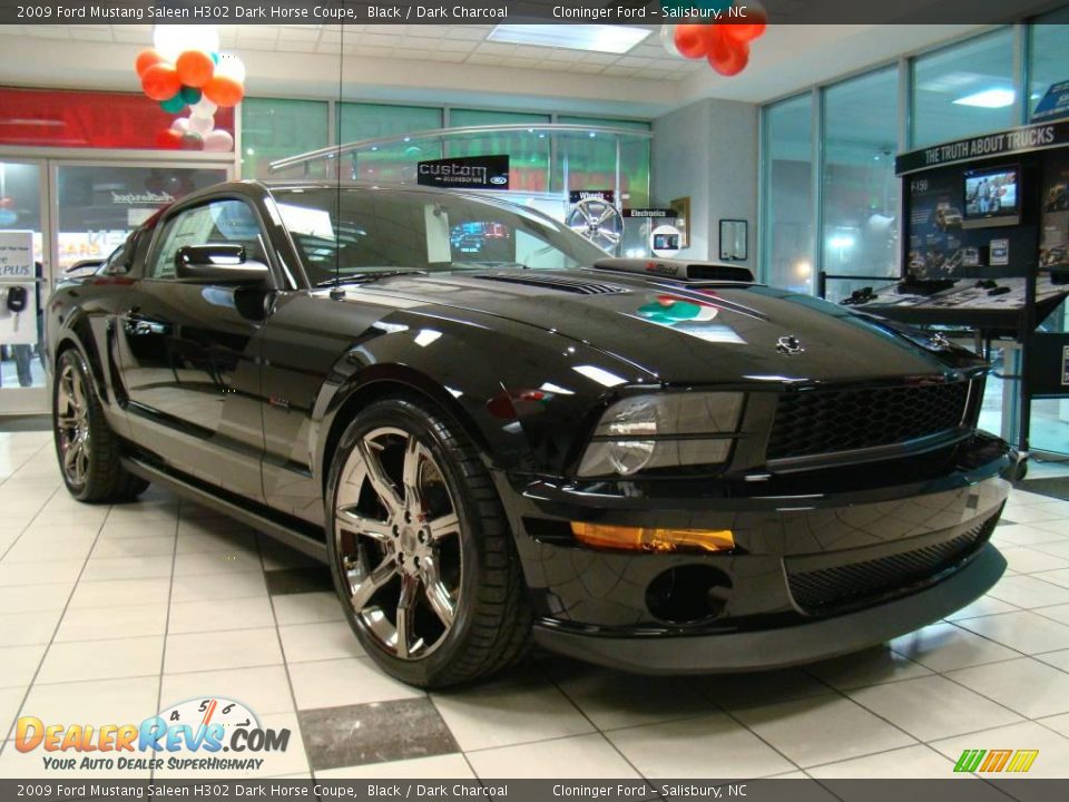2009 Ford Mustang Saleen H302 Dark Horse Coupe Black / Dark Charcoal Photo #1