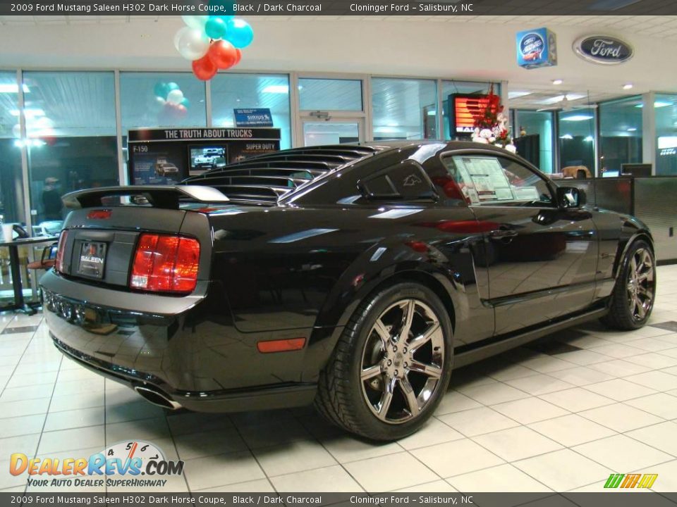 2009 Ford Mustang Saleen H302 Dark Horse Coupe Black / Dark Charcoal Photo #3